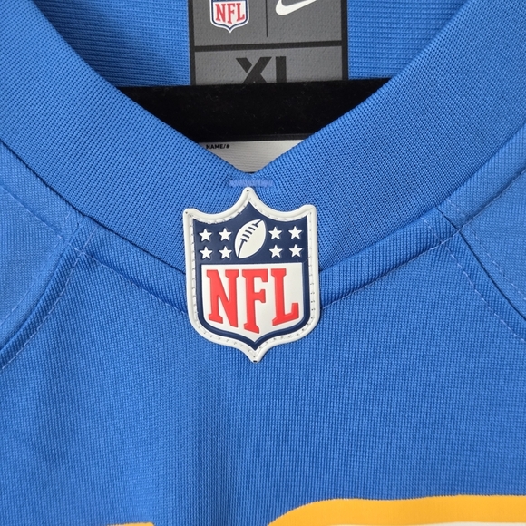 NEW LA Chargers #10 Justin Herbert Quarterback 2025 Football NFL NIke Jersey XL - Picture 8 of 13